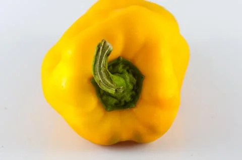 Isolated pepper on white background Stock Photos