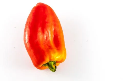 Isolated pepper on white background Stock Photos