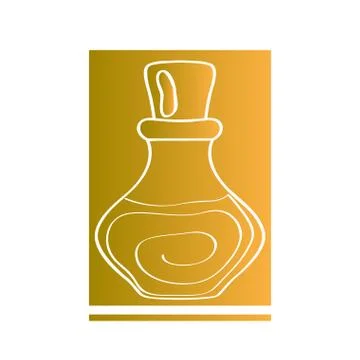 Isolated perfume bottle Ilustração Stock
