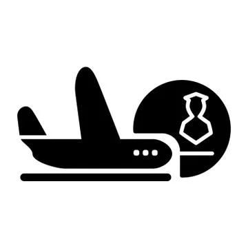 Isolated pictogram pilot design 스톡 일러스트