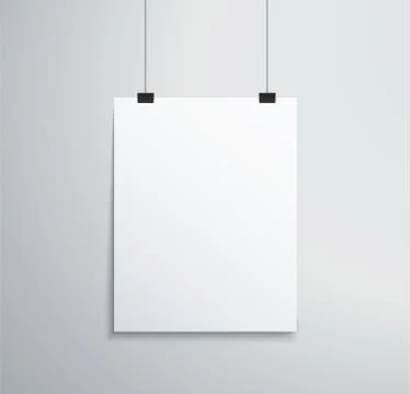 Isolated picture frame on wall vector illustration Stock Illustration