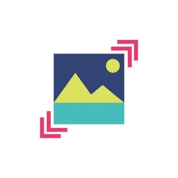 Isolated picture inside website code vector design Illustrazione stock