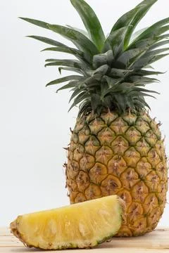 Isolated pineapple Foto stock