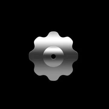 Isolated pinion (gear) Stock Photos