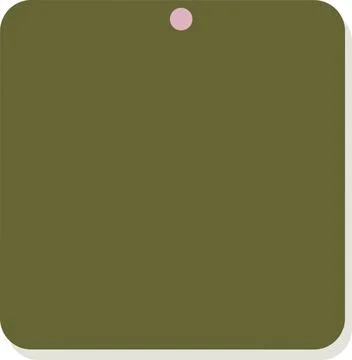 Isolated pink dot on brown square background Stock Illustration