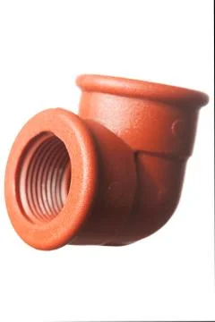 Isolated Pipe Fitting, Studio Shooting Stock Photos