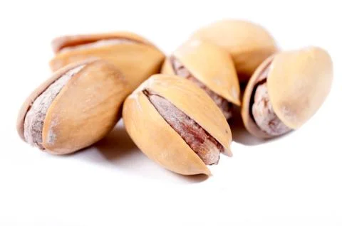 Isolated pistachio Stock Photos