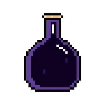 Isolated pixelated potion icon Stock Illustration