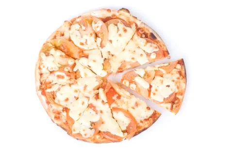 Isolated pizza Stock Photos