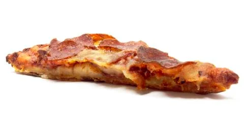 Isolated Pizza Slice Fotos de archivo