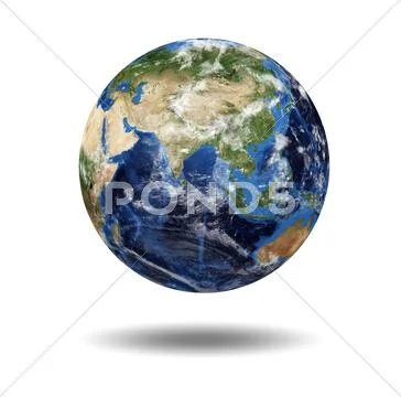 Isolated planet globe Stock Illustration