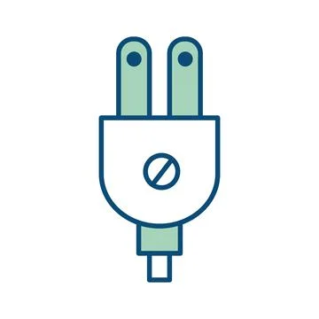 Isolated plug icon Stock Illustration