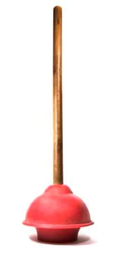Isolated plunger Stock Photos