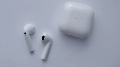 Isolated pods with a case on a light background Stock Photos
