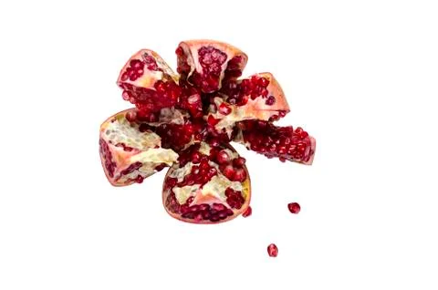 Isolated pomegranate Stock Photos