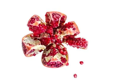 Isolated pomegranate Stock Photos