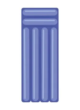 Isolated pool float vector design 스톡 일러스트