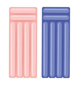 Isolated pool floats vector design Stock Illustration