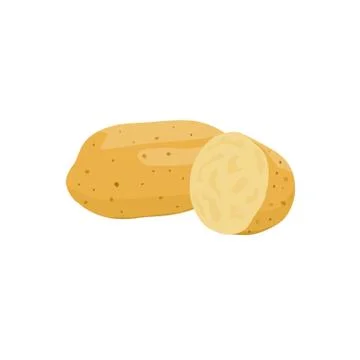 Isolated Potato vector design on White background Stock Illustration