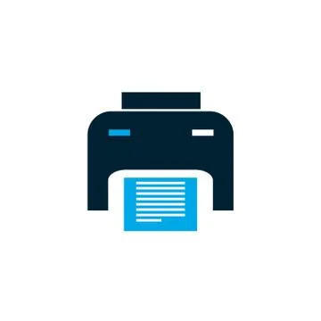 Isolated printer icon vector design Illustrazione stock