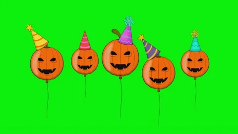 Isolated Pumpkins on Transparent Background 库存影片 342789256