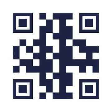 Isolated qr code vector design 스톡 일러스트