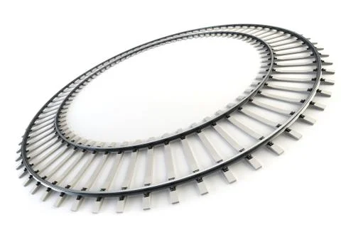 Isolated railway Stock Illustration