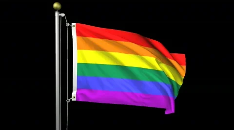 Isolated Rainbow Stock Footage 445272