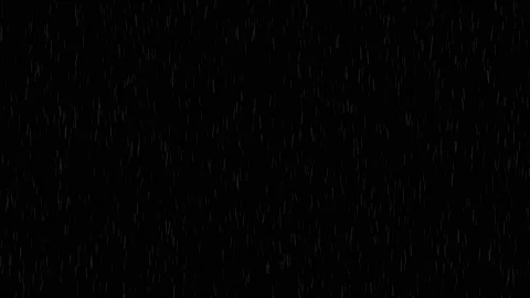 Isolated rainfall on black screen. Chroma key shot of bad weather, rain drops Stock Footage 146956226