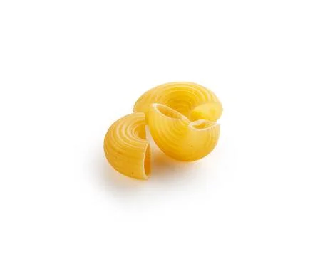 Isolated raw pasta Stock Photos