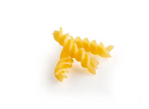 Isolated raw pasta Stock Photos
