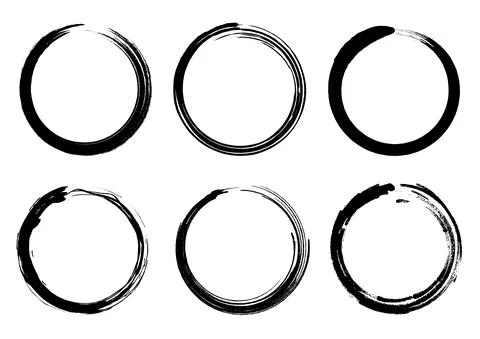 Isolated Rectangle Grunge Brush Border Frames Collection Set. Premium Vector 库存插图