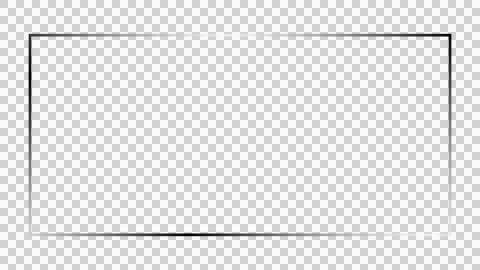 Isolated rectangular element on transparent background Illustrazione stock