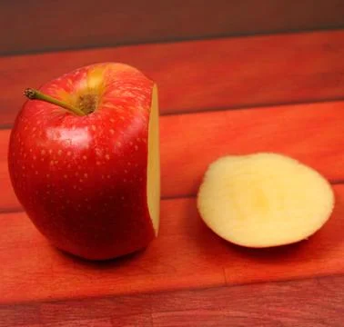 Isolated red apple Foto stock