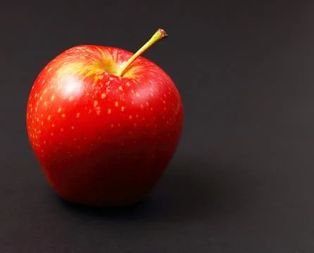 Isolated red apple Stock Photos