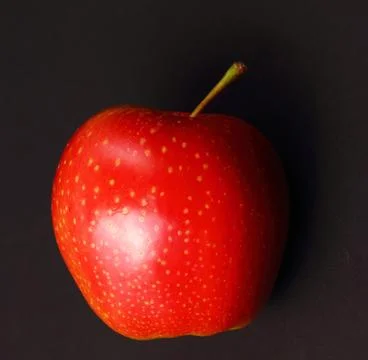 Isolated red apple Stock Photos