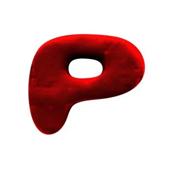 Isolated red clay figure 스톡 일러스트