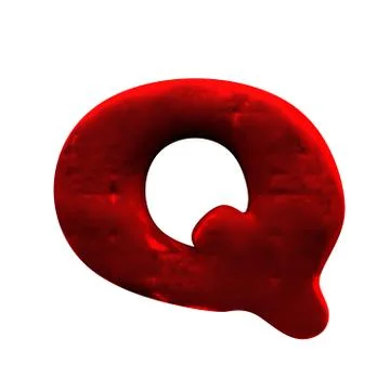Isolated red clay figure Illustrazione stock