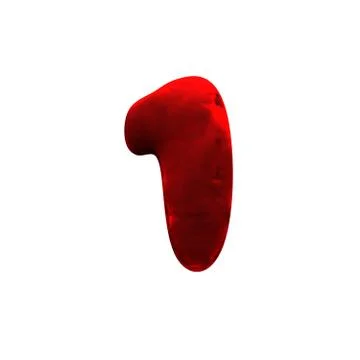 Isolated red clay figure Illustrazione stock