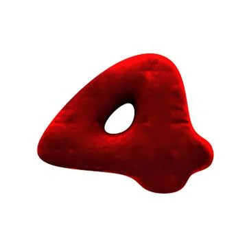 Isolated red clay figure 스톡 일러스트