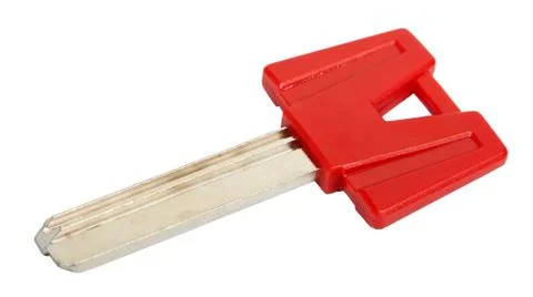 Isolated red key Stock Photos