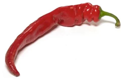 Isolated red pepper Stock Photos