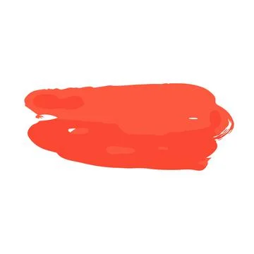 Isolated red spot on a white background. Stock Illustration