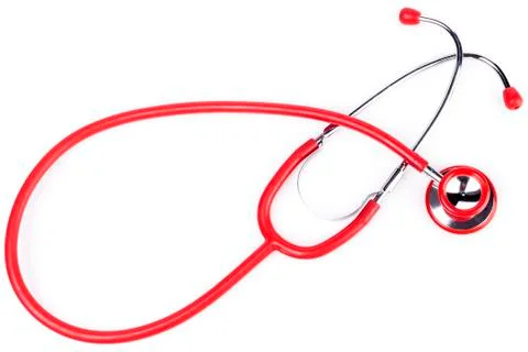 Isolated Red Stethosocpe Stock Photos