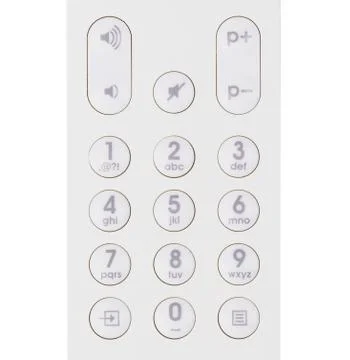 Isolated remote control in white background 库存照片