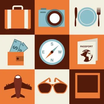 Isolated retro icon Stockillustratie
