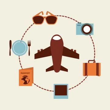 Isolated retro icon Stockillustratie