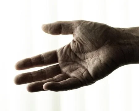 Isolated Right Hand Stock Photos