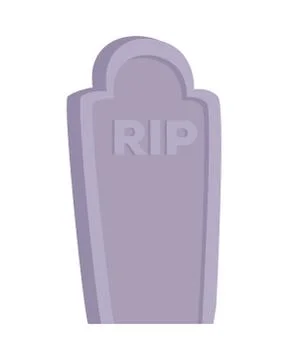 Isolated rip grave vector design Stock Illustration