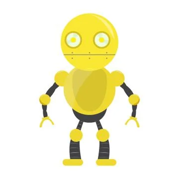Isolated robot toy - Vector Stock Illustration